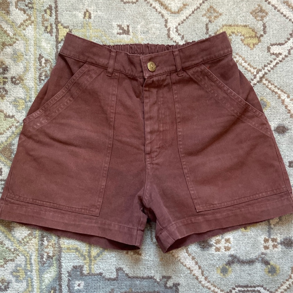 Big Bud Press Work Shorts Small Brown